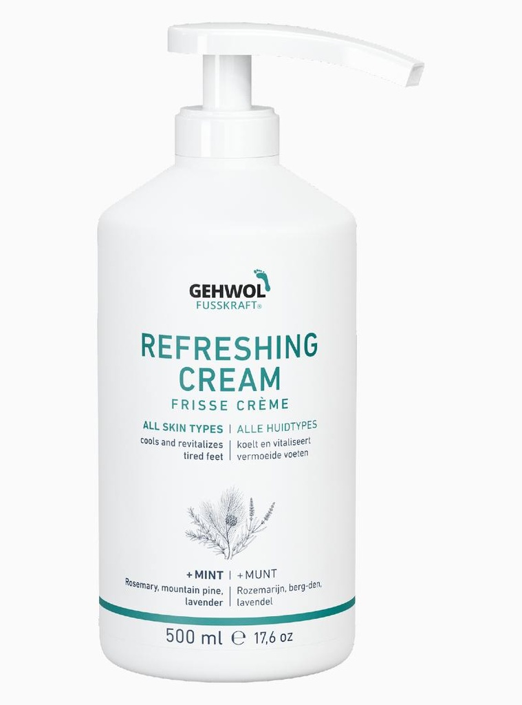 GEHWOL Fusskraft - Refreshing Cream (Menthe) 500ml